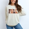 Simply Sage Market Women's Fall Season Stars Long Sleeve Garment Dyed Tee - 2 of 4