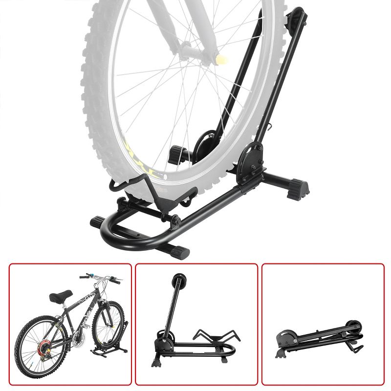 Leisure Sports Foldable Bike Rack and Bicycle Storage Floor Stand - 15.5" x 18" x 6.25", 5 of 8