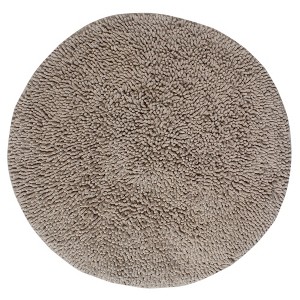 Fantasia Bath Rug Collection Cotton Shaggy Pattern Tufted Bath Rug - Home Weavers - 1 of 3