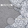 Modern Washable Area Rug for Living Room, Floral Area Rug with Non Slip Backing, Foldable Indoor Low Pile Carpet for Home - 4 of 4