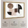 Art Remedy In Shapes and Earth Tones Modern Minimal Abstracts Framed - 3 of 4
