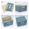 REGALWOVEN Collapsible Fabric Storage Bin with Lid and Handle for Shelves Closet 1 Pc - 3 of 4