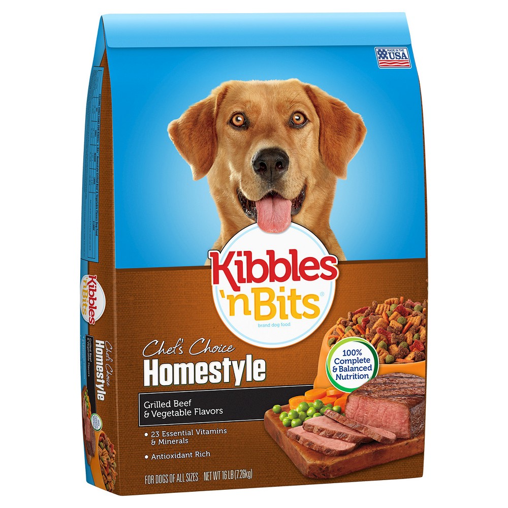 UPC 079100514410 product image for Kibbles 'n Bits Homestyle Grilled Beef Steak & Vegetable Dry Dog Food - 17.6 lb. | upcitemdb.com