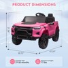 24V Kids Ride on Truck Car with Remote Control,Kids, LED Lights & Music, Storage Trunk,2 Speeds,Bluetooth,MP3,for Boys & Girls - 3 of 4