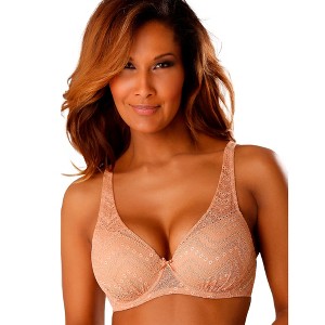 Women's Padded Plunge Bra - LASCANA - 1 of 4
