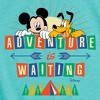 Girls' - Disney - Adventure Is Waiting With Tent Fitted Short Sleeve Graphic T-Shirt - 2 of 4