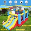 HOMDOX Outdoor Indoor Inflatable Bounce House with 550W Blower for Kids, Large Bounce Area w/Double Slide, Basketball Hoops, Removable Volleyball Net - 3 of 4