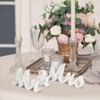 Mr & Mrs Sign, Large Mr and Mrs Sign for Wedding Table - Freestanding White Wooden Head Table Decor Wedding, Wedding Logo Decoracion - 3 of 4