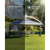 12x12 Canopy Tent, Pop Up Gazebo with Mosquito Netting, Outdoor Gazebo with 4 Sandbags - 3 of 4
