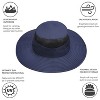 Solaris Mens Packable Bucket Hat, Outdoor UV Sun Protection Water Repellent Floppy Hats - 2 of 4