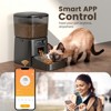 Oneisall PFD-001 PRO Automatic Cat Feeder, WiFi Cat Food Dispenser with App Control - 3 of 4