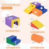 Costway Kids Climb and Crawl Activity Playset Blocks w/ Waterproof PU Cover EPE Foam - 2 of 4