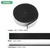 Unique Bargains High Temp Self Stick Heat Resistant BBQ Gasket Tape Grill Gasket Black White - 3 of 4