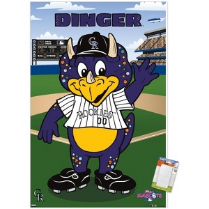 Trends International MLB Colorado Rockies - Dinger Unframed Wall Poster Prints - 1 of 4