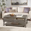 Inspire Q Vazquez Coffee Table Antique Gray - 4 of 4