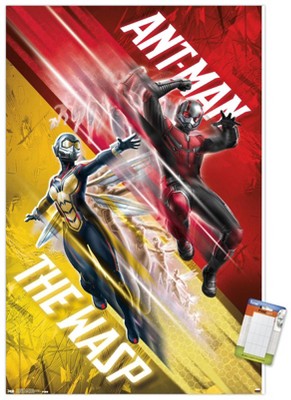 Marvel Ant-Man and the Wasp: Quantumania - Logo Wall Poster, 22.375 x 34,  Framed 