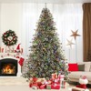 Tangkula 9 FT Artificial Christmas Tree w/ 360° Quick Power Connector 1714 Pine Needles - 3 of 4