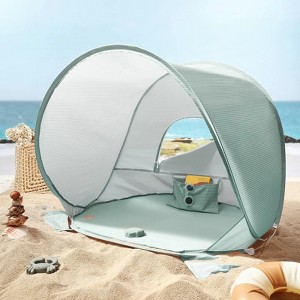 Tiny Land® Sunny Day Beach Tent - Seafoam Green - 1 of 4