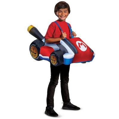 Kids' Super Mario Inflatable Riding Halloween Costume One Size