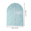Unique Bargains Dustproof Transparent Window Garment Bag 3 Pcs - 4 of 4