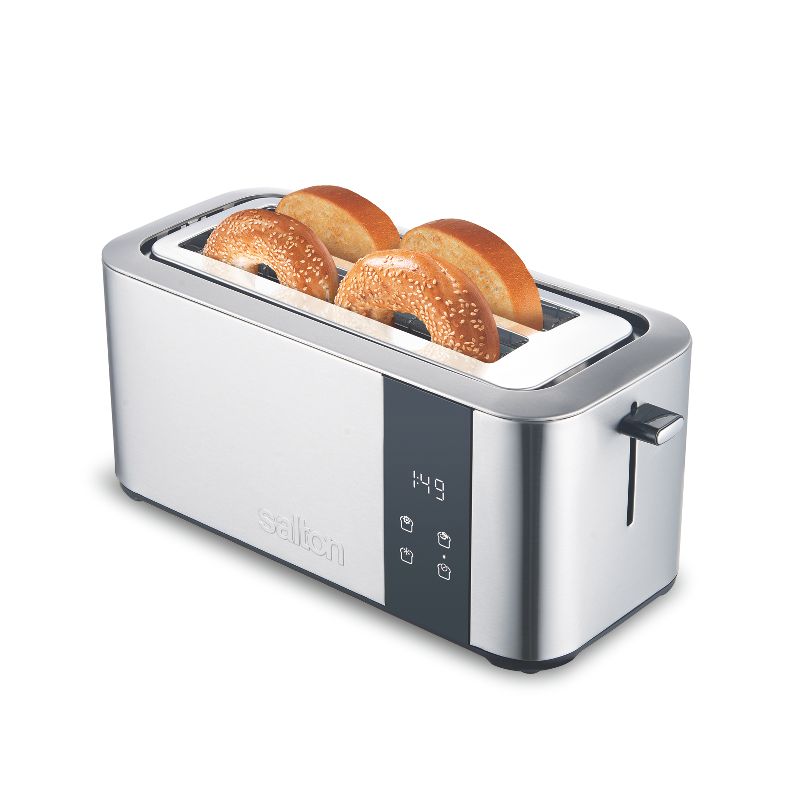 Salton Digital Toaster Long Slot 4 Slice, 1 of 7