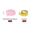 Unique Bargains Retractable Fiber ABS Plastic Cloth Sewing Soft Tape Measure 3 Pcs - 3 of 4