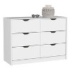 Depot E-Shop Dresser 30"H, 4 Drawer Dresser with 2 Lower Cabinets, Drawer Chest - 2 of 4
