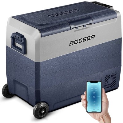 12 Volt Car Refrigerator, Portable Freezer with Dual Zone WIFI APP Control, 12/24V DC and 100-240V AC