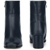 Perphy Women's Square Toe Zipper Block Heel Ankle Boots - 2 of 4