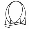 Tangkula 40" Steel Tubular Log Hoop Round Firewood Storage Holder Rack - 4 of 4