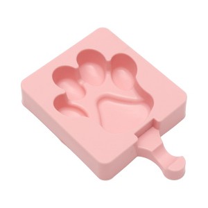 Unique Bargains Popsicles Mould Bears Paw Shape Comes with 20 Stick Hand Washable 3.74"x5.71" 1 Pc - 1 of 4