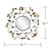 Millara Decorative Metallic Leaf Wall Mirror - WS9811 - Multicolored - SEI - 4 of 4