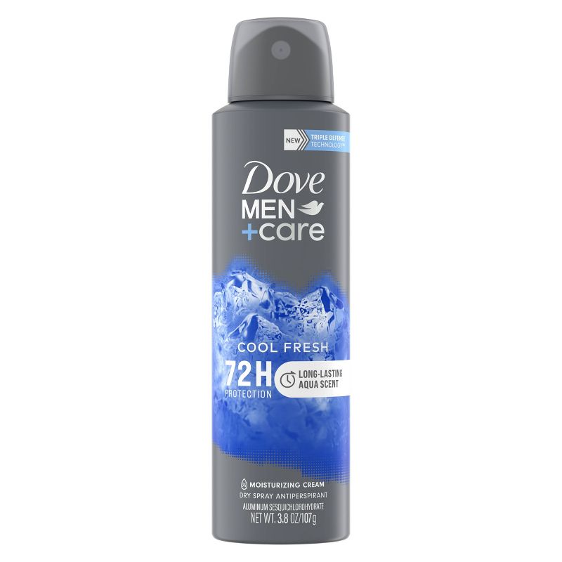 Dove Men+Care 72-Hour Antiperspirant &#38; Deodorant Dry Spray - Cool Fresh - 3.8oz, 3 of 9