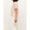 Women's Nancy Ruffled Bubble Sleeve Blouse - GRADE & GATHER - 2 of 3