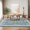 Fulvari Washable Area Rugs for Living Room,Vintage Rugs for Bedroom,Soft Low Pile Area Rug with Rubber Backing for Home Office - 2 of 4