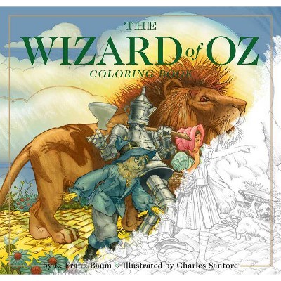 The Wizard of Oz Coloring Book - (Classic Edition) by  L Frank Baum (Paperback)