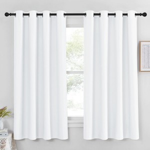 NICETOWN Grommet Top Blackout Curtains, Thermal Insulated Noise Reducing Window Drapes (Set of 2) - 1 of 4