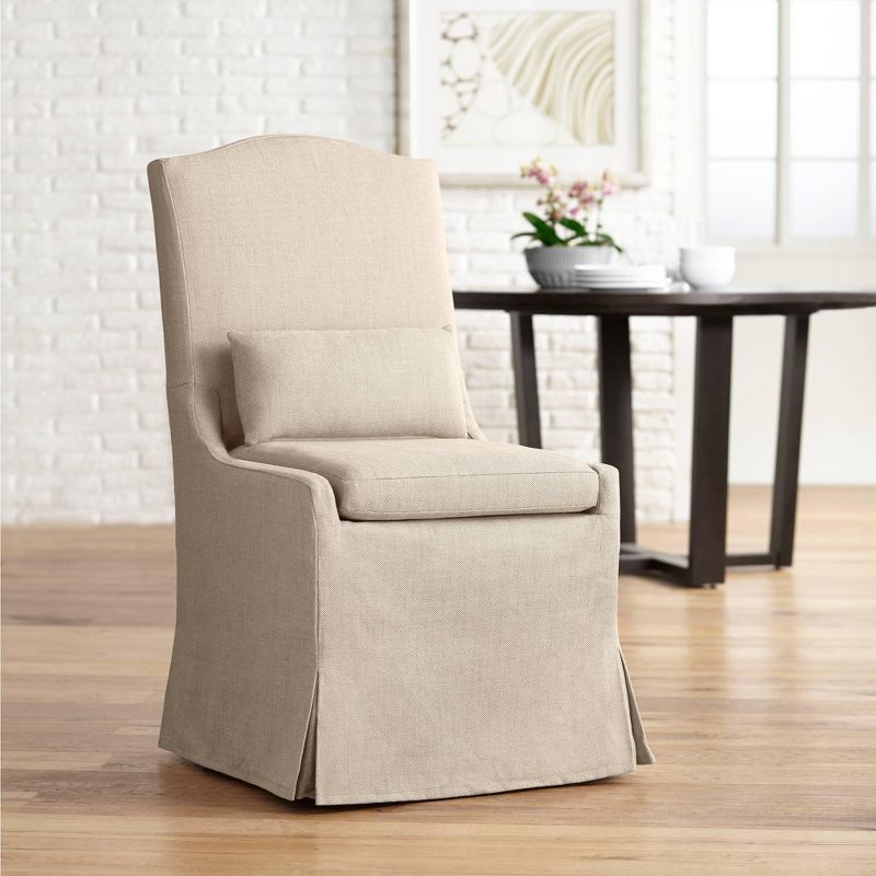 55 Downing Street Juliete Hamlet Pebble Slipcover Dining Chair, 2 of 9