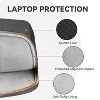 Laptop Bag Case 17 17.3 inch Computer Briefcase Compatible, Messenger Shoulder Bag with Strap Handle, Black - 4 of 4
