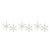Jeweled Metal Snowflake Ornament (Set of 6) - 4 of 4