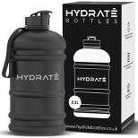 HYDRATE 74oz Jug Half Gallon Water Bottle, XL, Matte Black