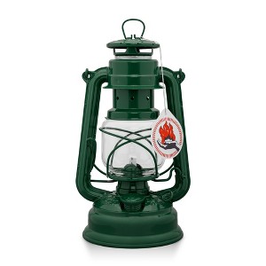 Feuerhand Outdoor Kerosene Fuel Lantern, German Made Weather Resistant Baby Special 276 Galvanized Hurricane Lamp for Camping or Patio, 10 Inches - 1 of 4