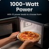 Chefman Countertop Microwave Oven 1.1 Cu. Ft., 1000 Watts with 6 Presets and 10 Power Levels - Black - 4 of 4