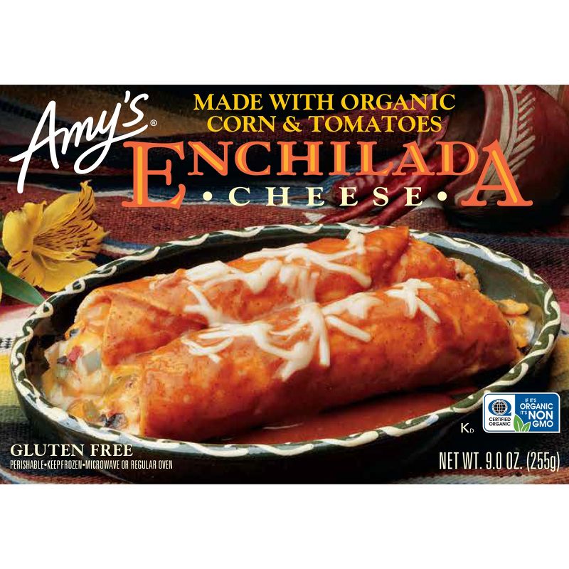 Amy&#39;s Organic Gluten Free Frozen Corn &#38; Tomatoes Enchilada - 9oz, 5 of 6