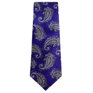 Men's Paisley 3.5 Inch Wide And 62 Inch X-Long Woven Neckties - 1 of 4