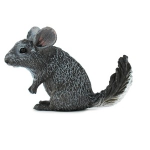 Collectible Wildlife Gifts | Chinchilla, Chincilldae Rodent, Rubber Animal, Hand Painted, Realistic Toy Figure, Model, Gift,     2"    CH229 BB119 - 1 of 4