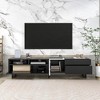 Modern TV Stand, TV Cabinet for TVs Up to 80”, Entertainment Center with Drawers & Open Shelves, Easy Assembly - 2 of 4