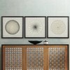 Dahlia Studios Geometric Burst 23 3/4" High Framed Wall Art - Set of 3 - 2 of 4