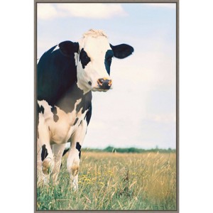 23" x 33" Kenton by Krista Broadway Framed Canvas Wall Art Print - Amanti Art: Modern Style, Animal Lithograph, Polystyrene Frame - 1 of 4