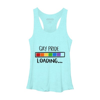 Design By Belugastore Humans Pride Loading Funny By Belugastore Racerback Tank Top